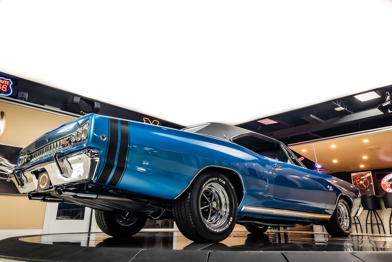Dodge-Coronet-1968-Blue-Black-47