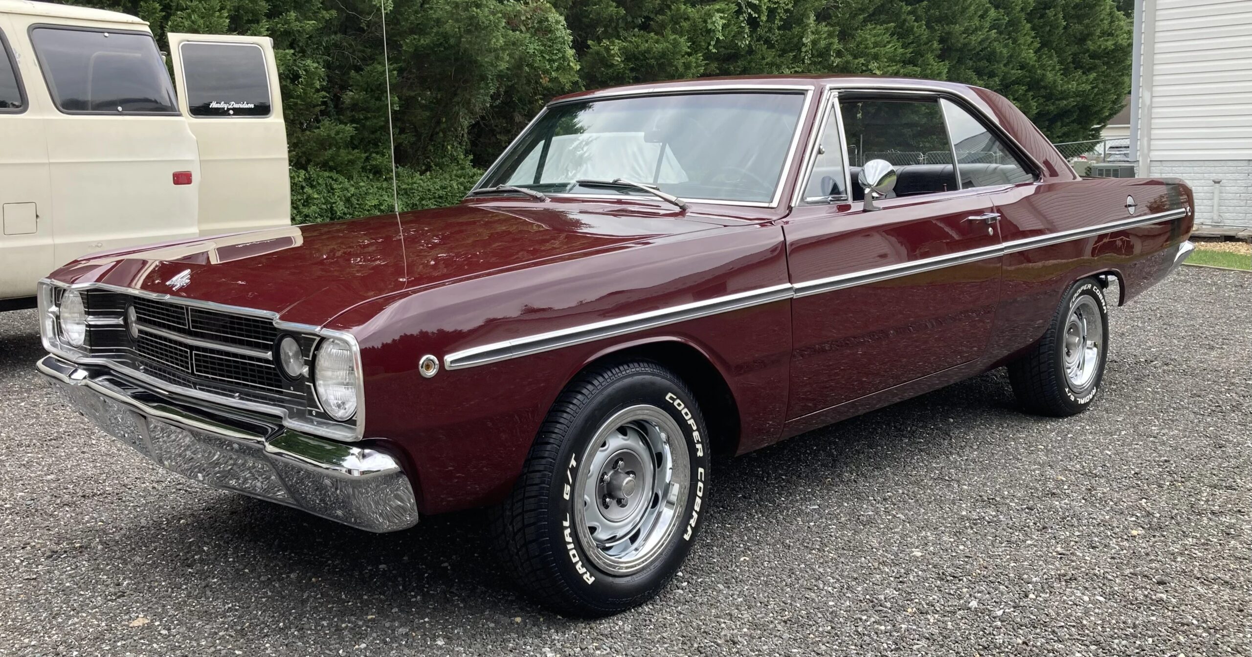 Dodge-Dart-270-1968-Burgundy-Black-13