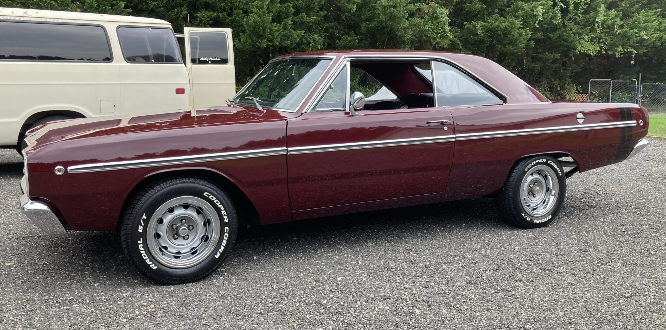 Dodge-Dart-270-1968-Burgundy-Black-9