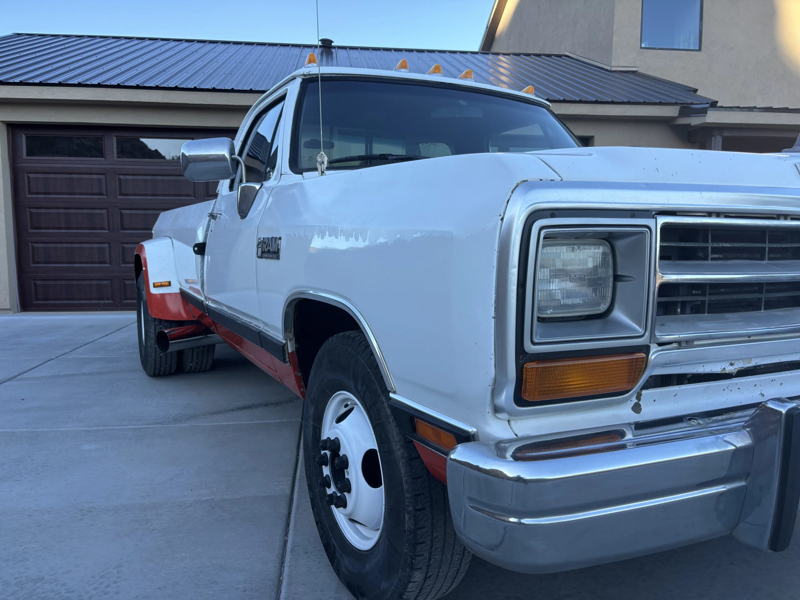Dodge-Dw-truck-2wd-regular-cab-d-350-1990-White-Burgundy-24