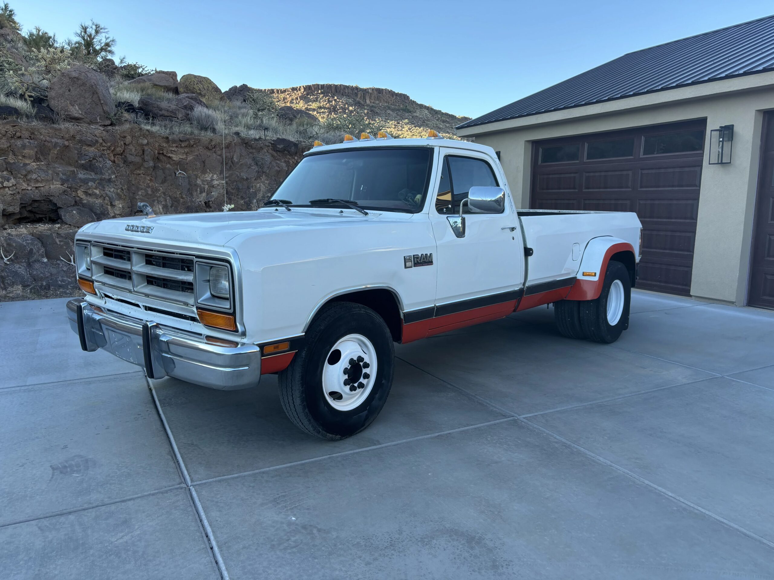 Dodge-Dw-truck-2wd-regular-cab-d-350-1990-White-Burgundy
