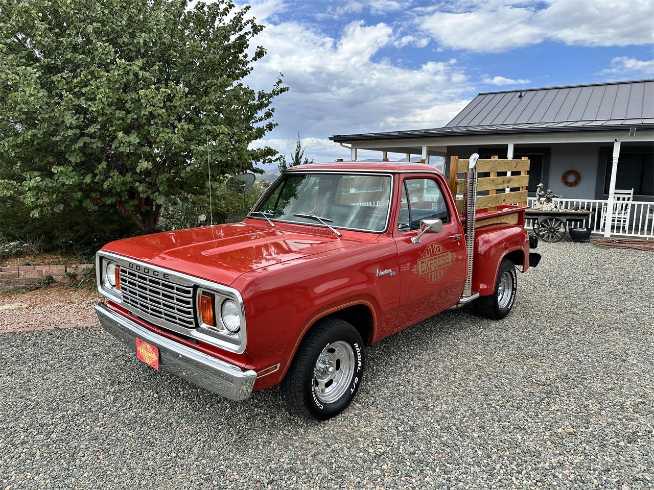 Dodge-Little-red-express-1978-Red-Black