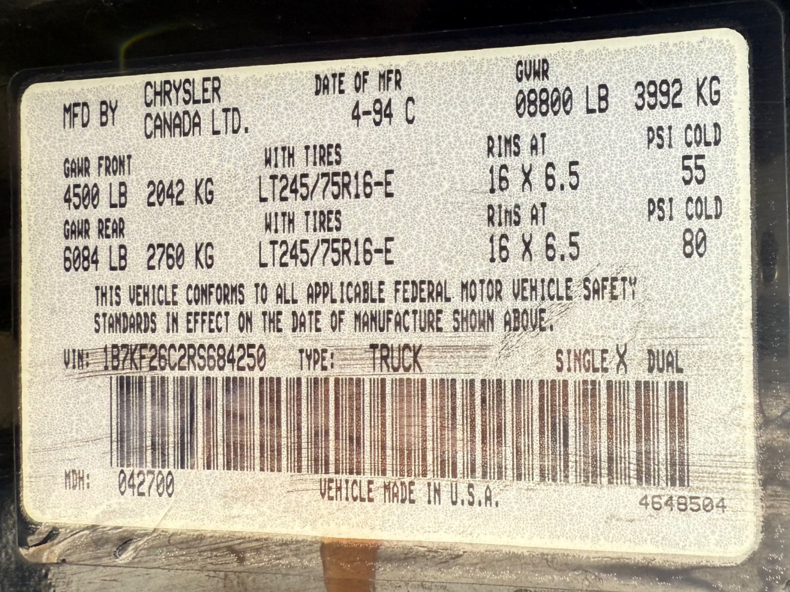 Dodge-Ram-2500-1994-Standard-Cab-Pickup-39