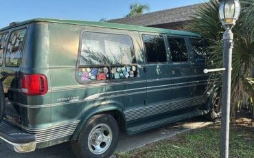Dodge-b2500-van-1995-green-1