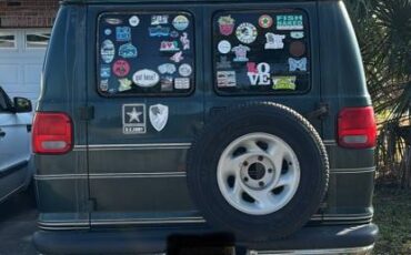 Dodge-b2500-van-1995-green-2