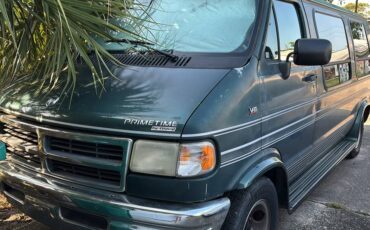 Dodge-b2500-van-1995-green-3