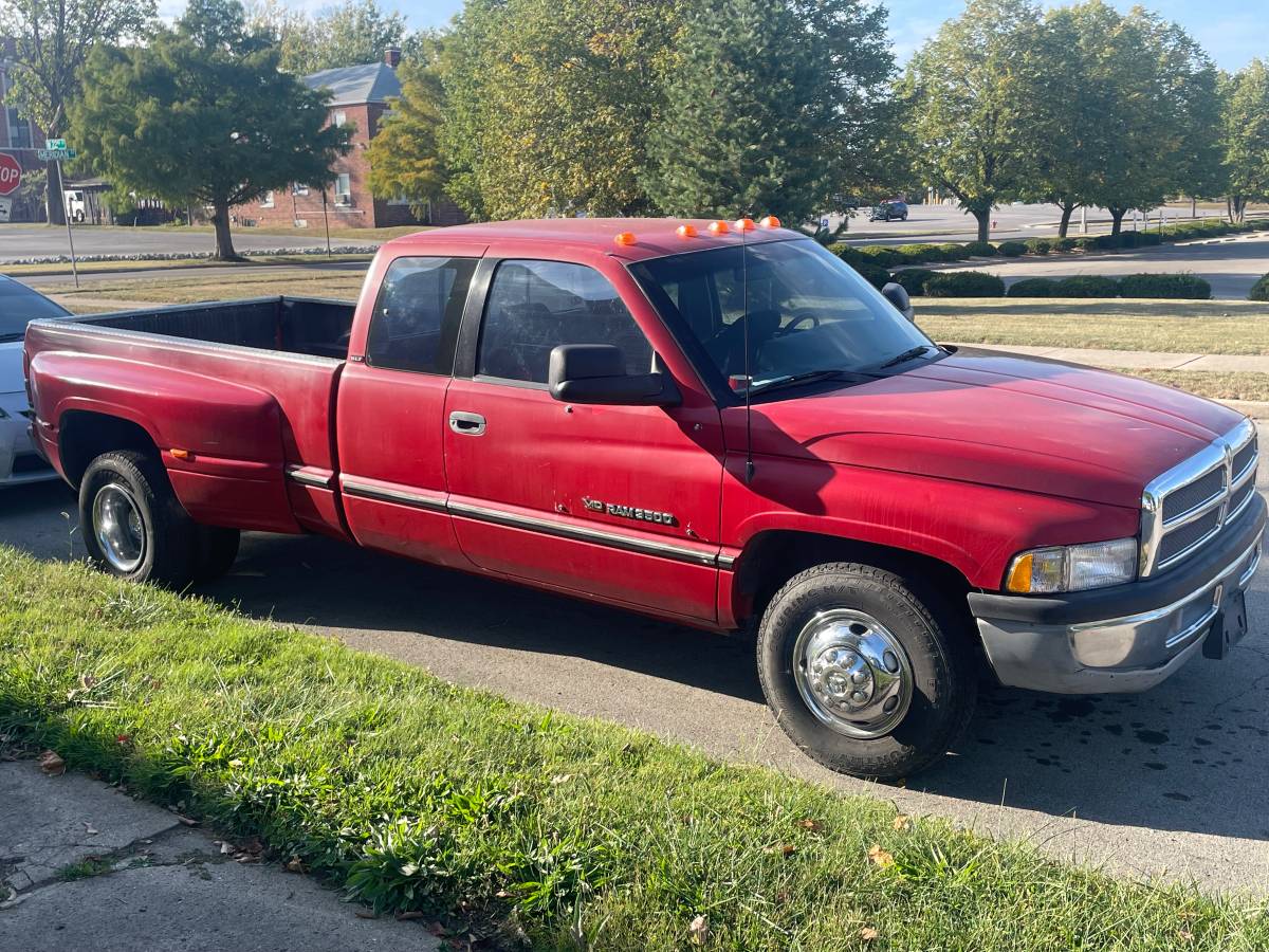 Dodge-ram-3500-slt-laramie-4x4-1995-red