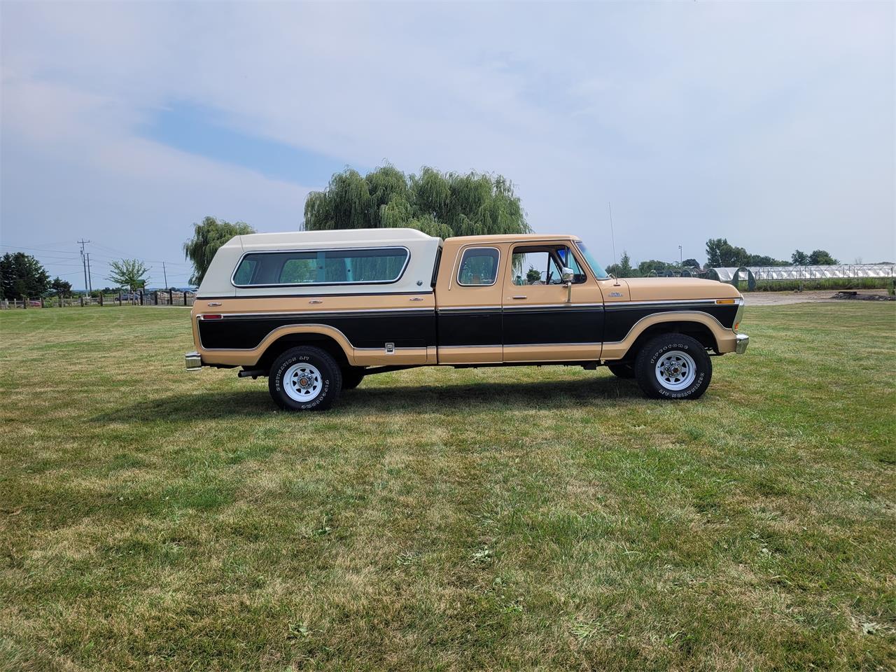Ford-12-ton-pickup-1978-Tan-and-black-tan-3