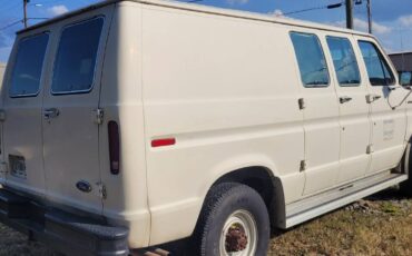 Ford-350-super-duty-full-size-van-1987-white-1