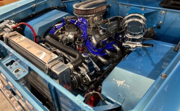 Ford-Bronco-2-door-1974-Blue-Brown-4
