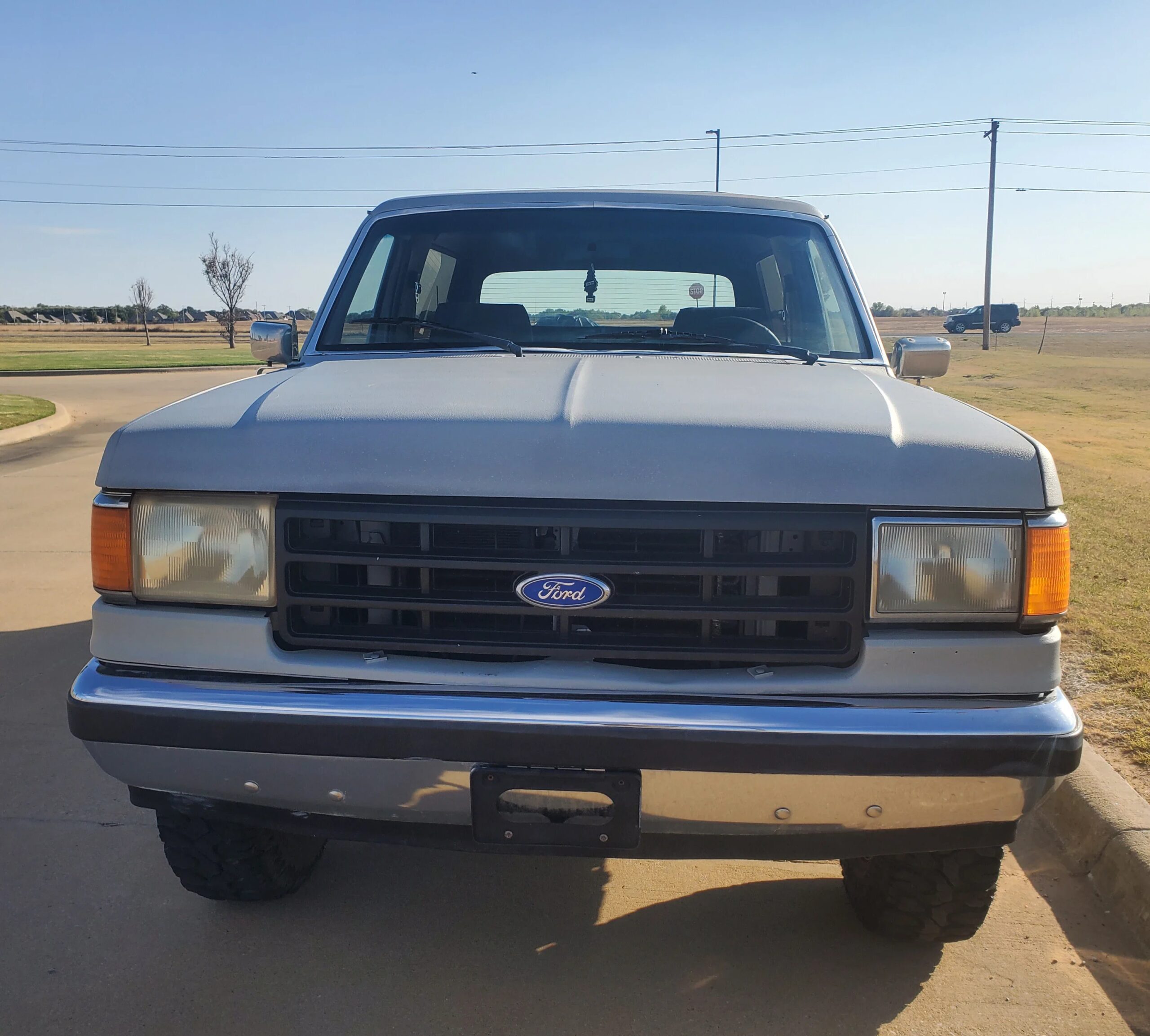 Ford-Bronco-2-door-1988-Gray-Blue-8