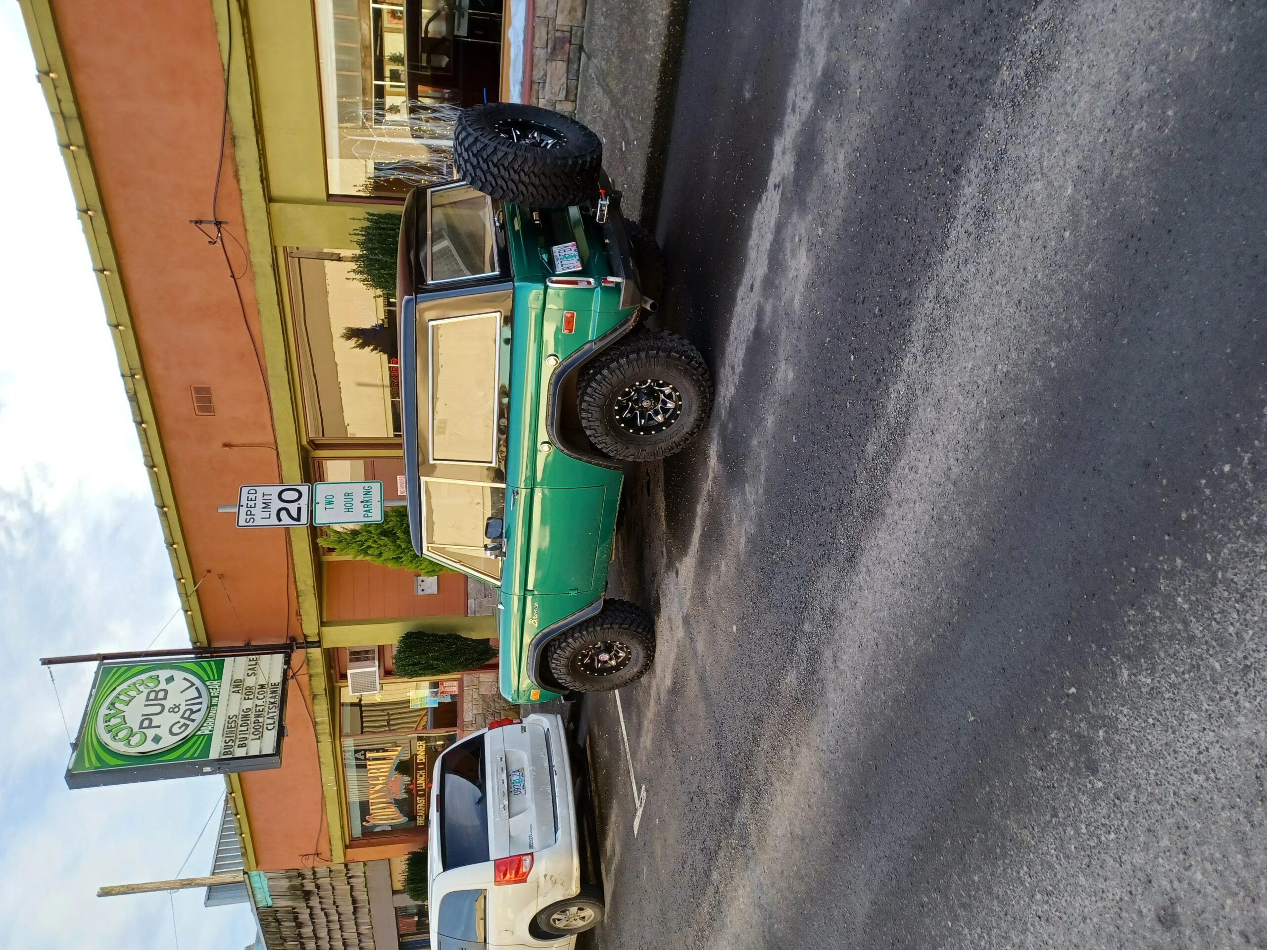 Ford-Bronco-2-door-first-edition-1976-Green-Green-2