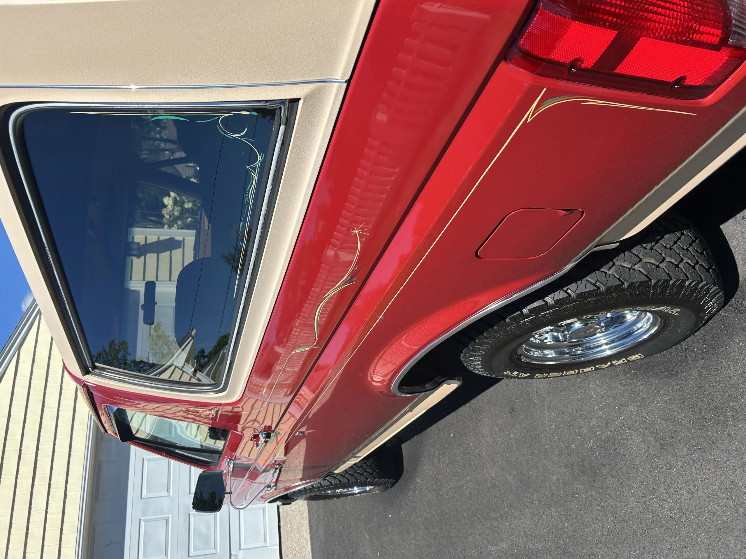 Ford-Bronco-eddie-bauer-1991-Red-Beige-10