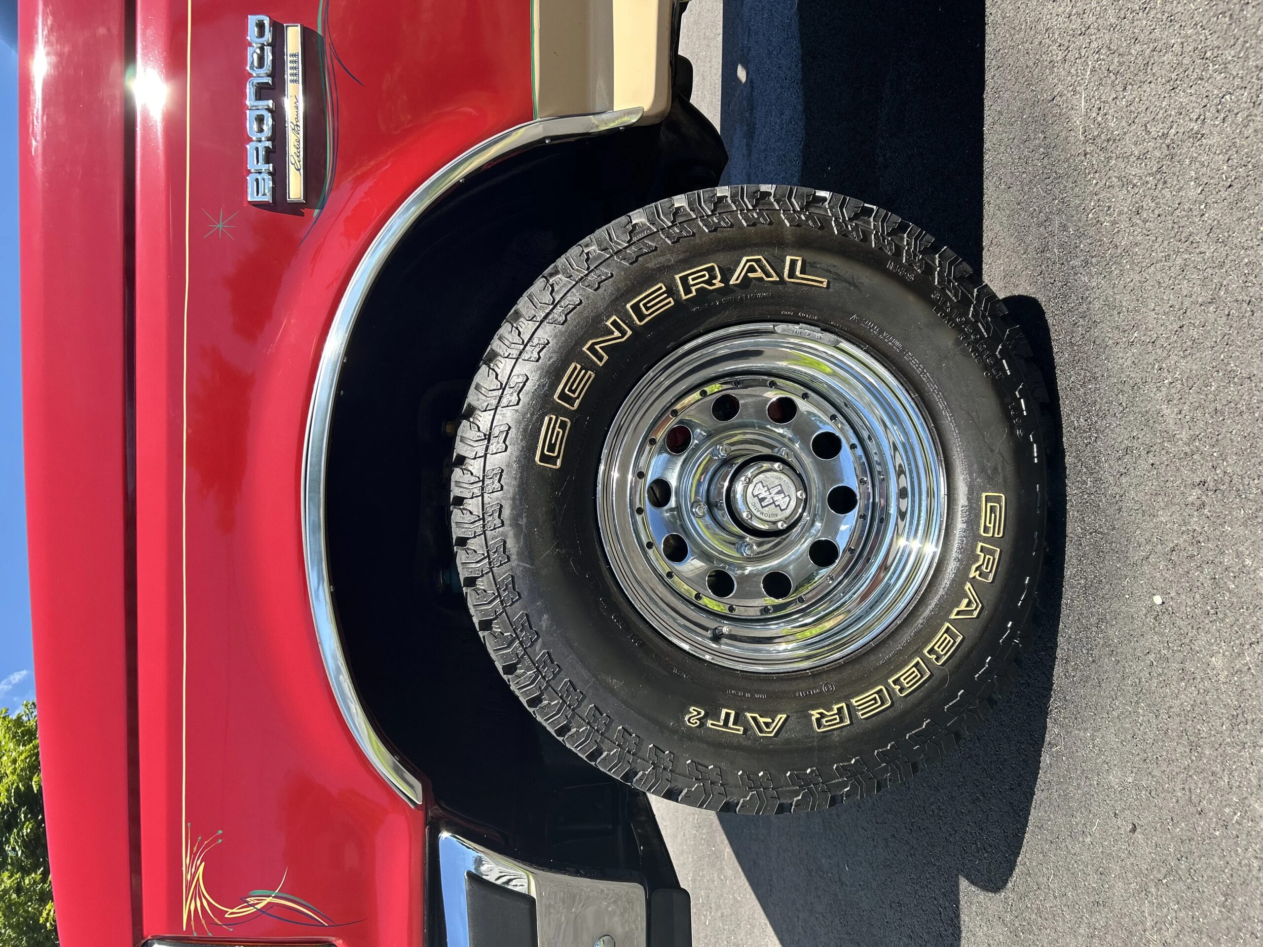 Ford-Bronco-eddie-bauer-1991-Red-Beige-14