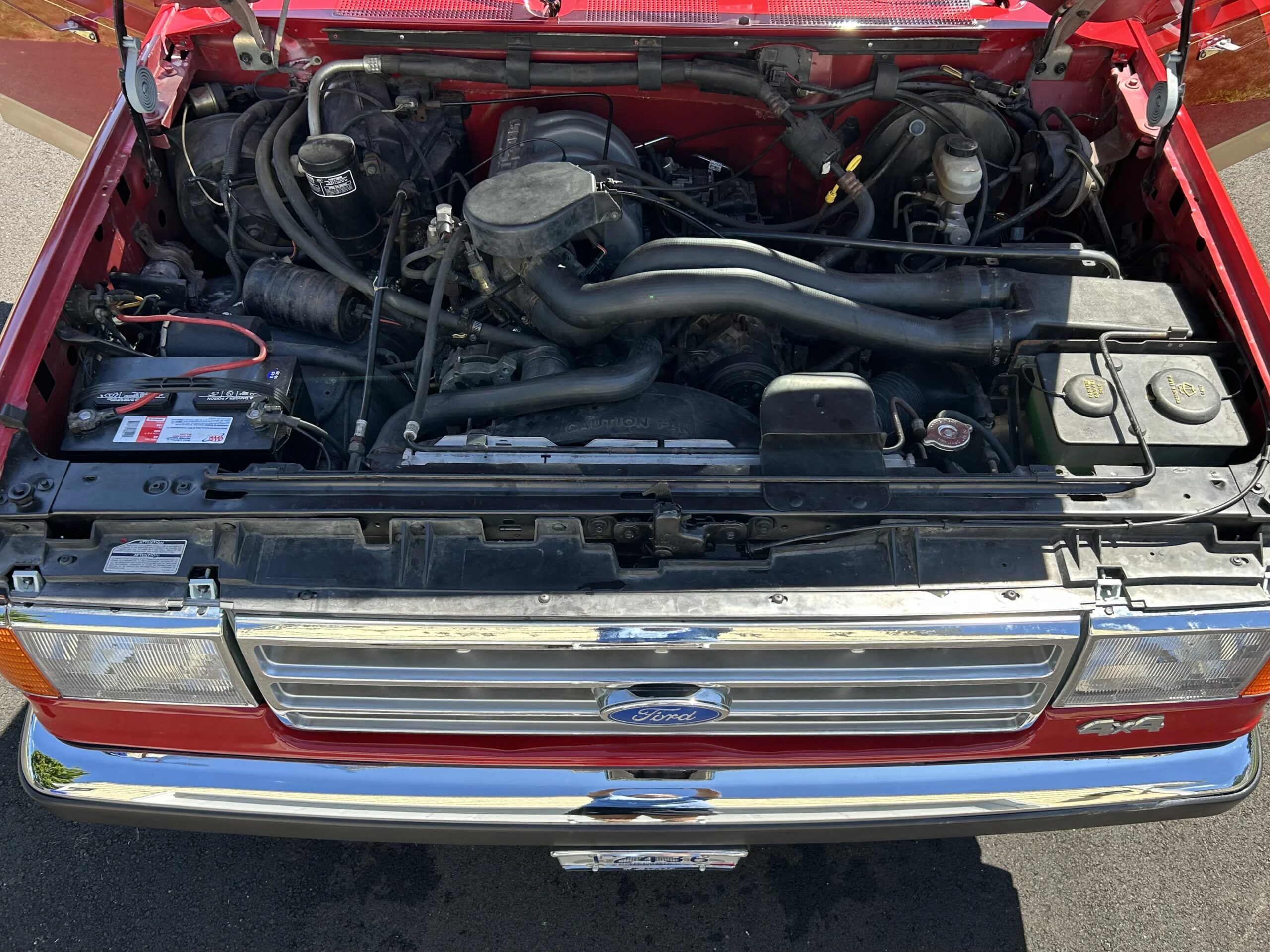 Ford-Bronco-eddie-bauer-1991-Red-Beige-29