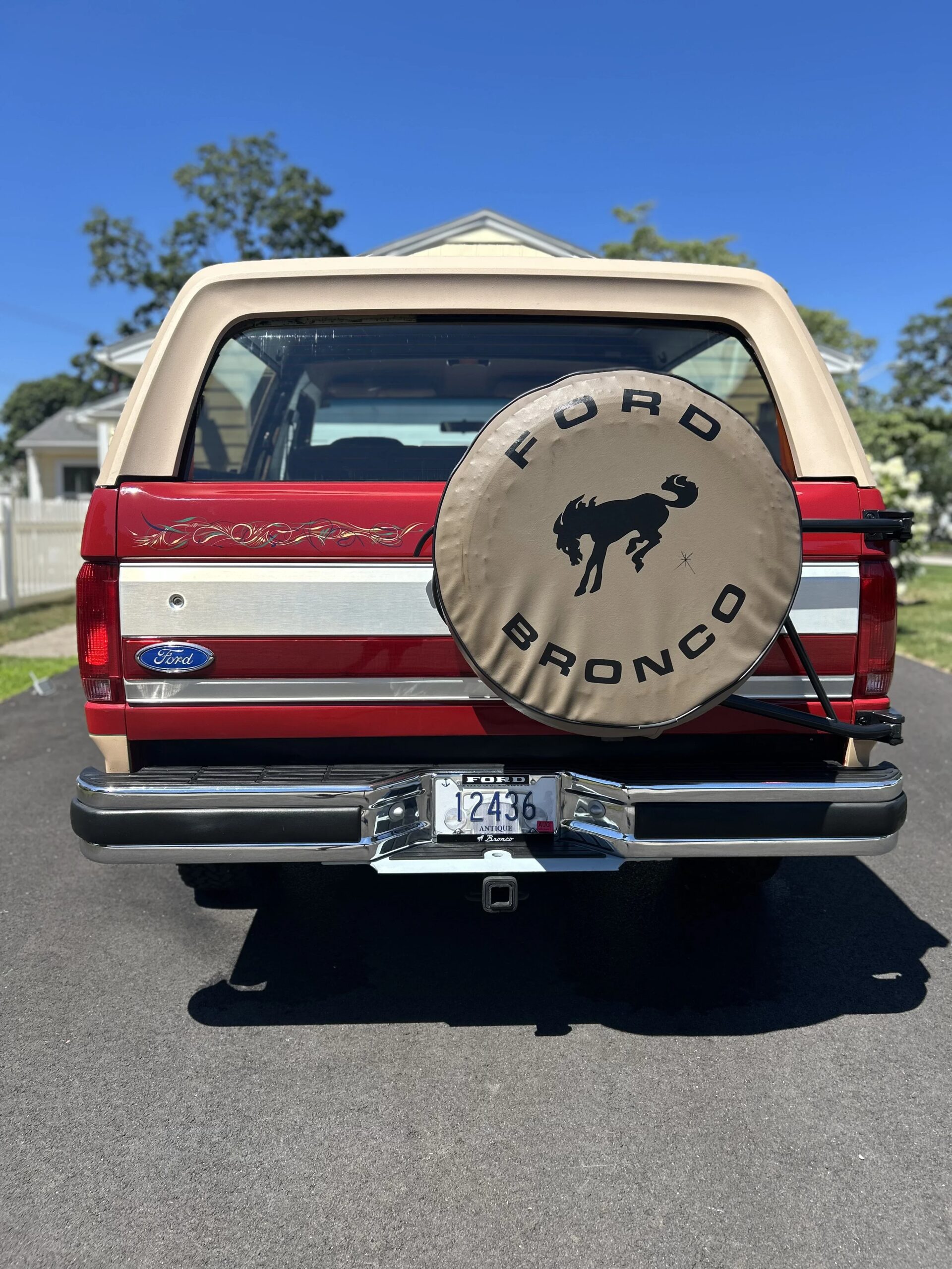 Ford-Bronco-eddie-bauer-1991-Red-Beige-32