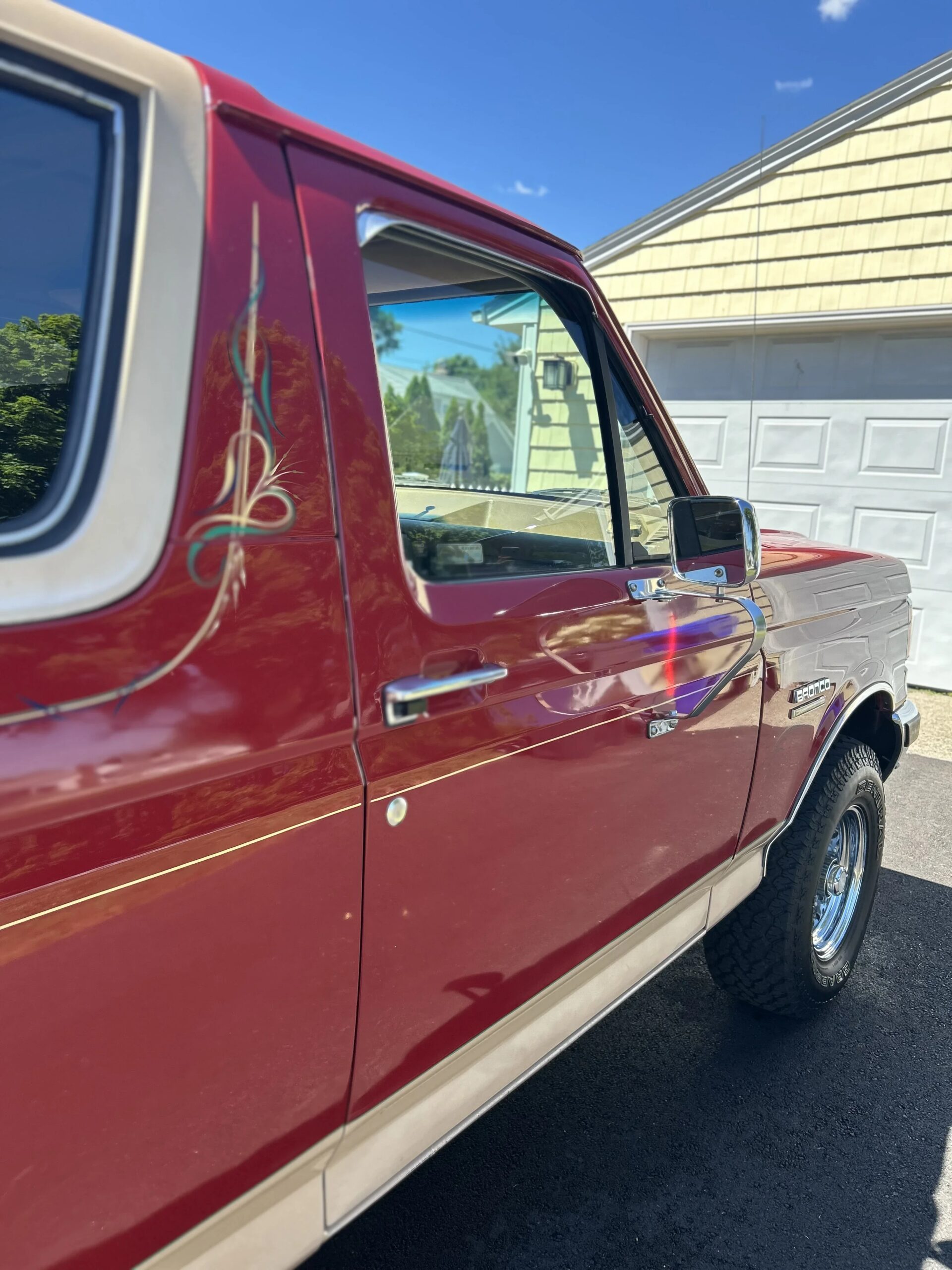 Ford-Bronco-eddie-bauer-1991-Red-Beige-5