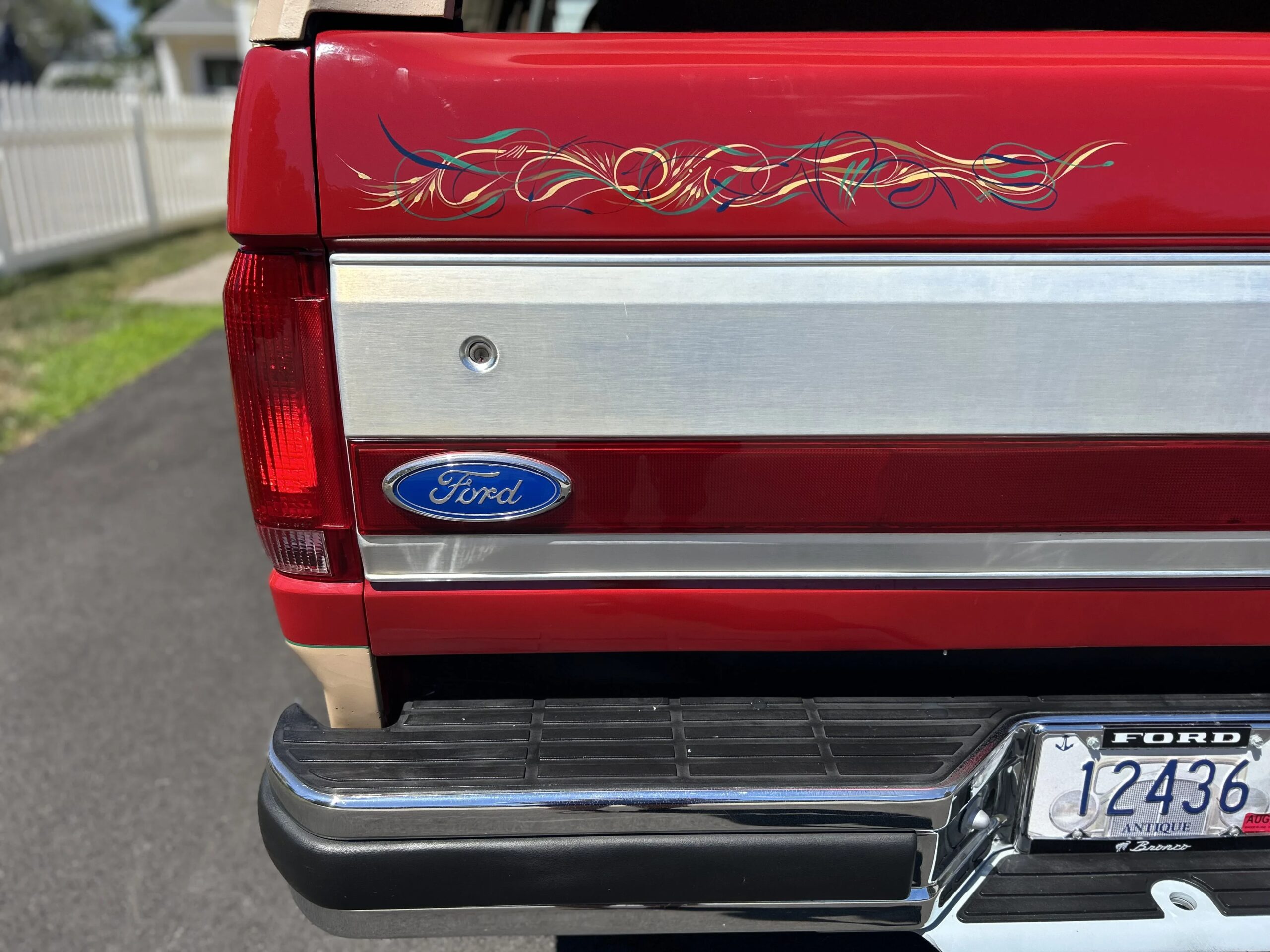 Ford-Bronco-eddie-bauer-1991-Red-Beige-8