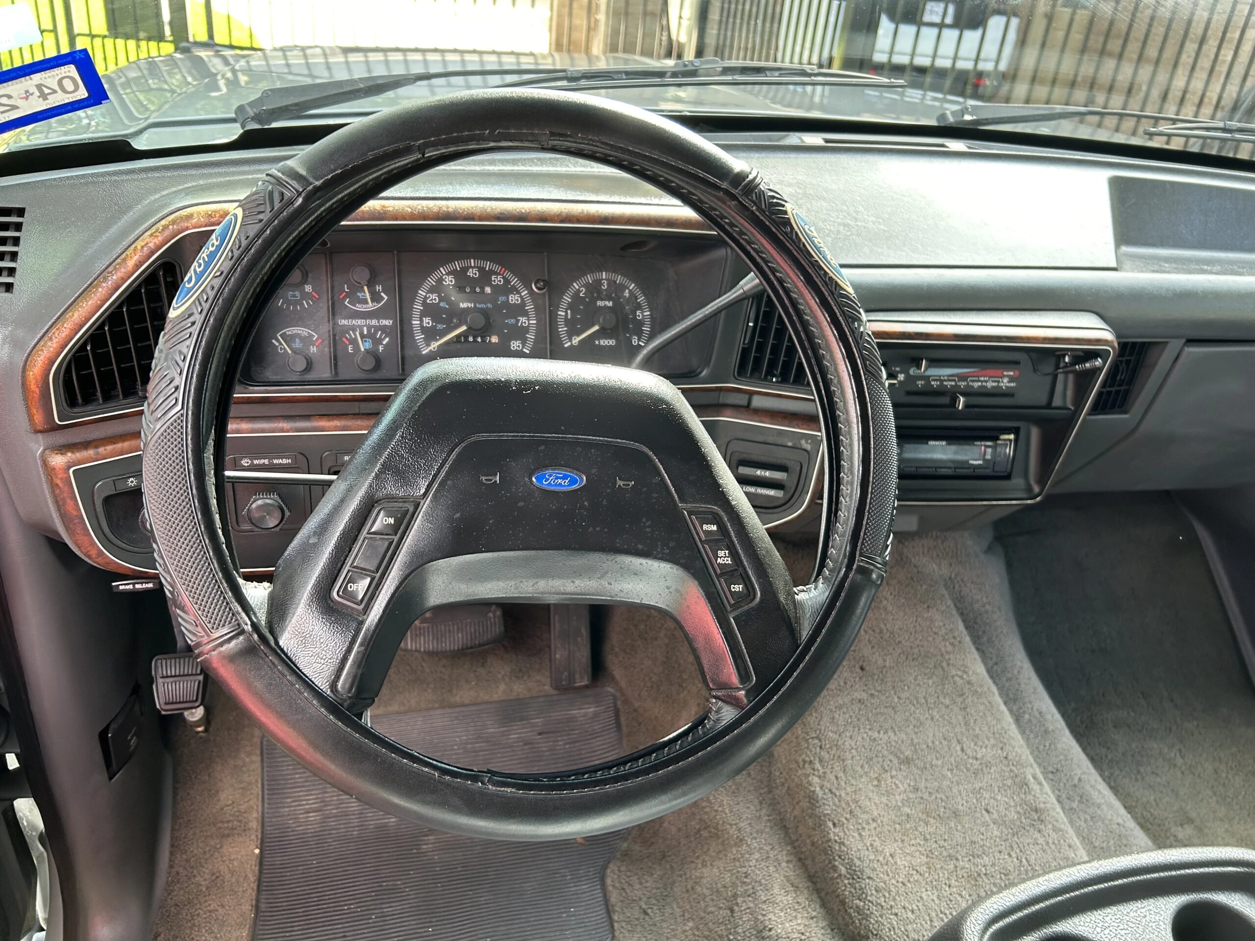 Ford-Bronco-xlt-1990-Gray-Gray-4