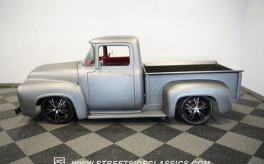 Ford-F-100-1956-Gray-Black-10