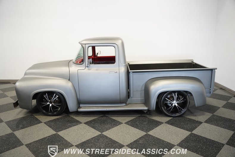 Ford-F-100-1956-Gray-Black-10