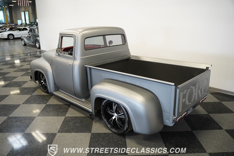 Ford-F-100-1956-Gray-Black-12