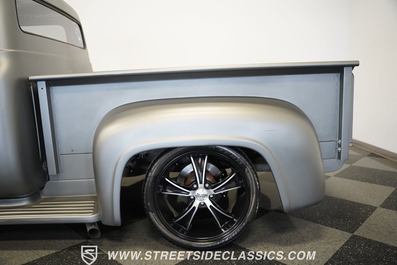 Ford-F-100-1956-Gray-Black-14