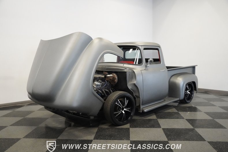 Ford-F-100-1956-Gray-Black-18