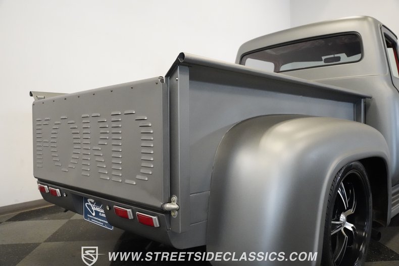 Ford-F-100-1956-Gray-Black-26