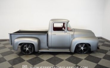 Ford-F-100-1956-Gray-Black-27