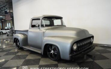 Ford-F-100-1956-Gray-Black-29