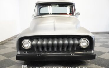 Ford-F-100-1956-Gray-Black-3