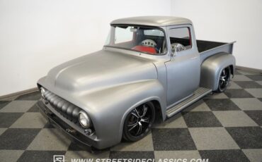 Ford-F-100-1956-Gray-Black-31