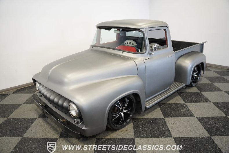 Ford-F-100-1956-Gray-Black-31