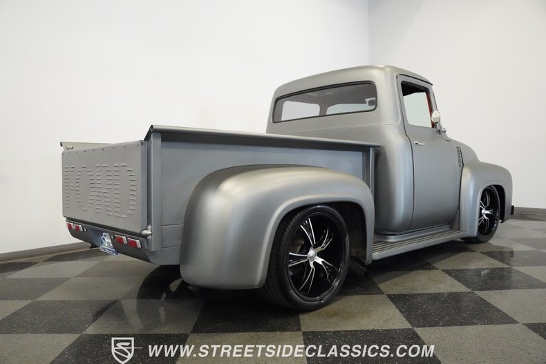 Ford-F-100-1956-Gray-Black-32