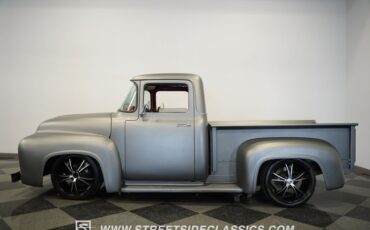 Ford-F-100-1956-Gray-Black