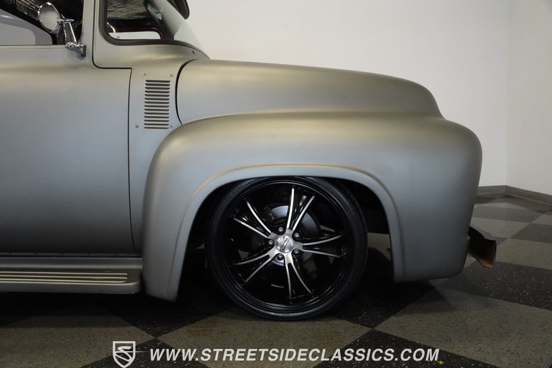 Ford-F-100-1956-Gray-Black-49