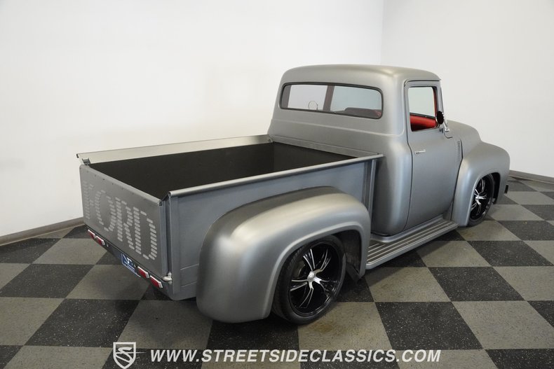 Ford-F-100-1956-Gray-Black-5