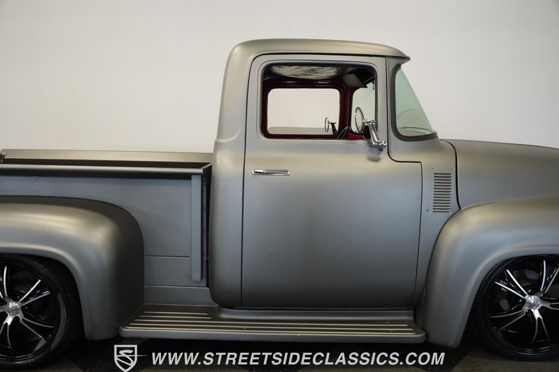 Ford-F-100-1956-Gray-Black-6
