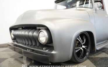 Ford-F-100-1956-Gray-Black-8