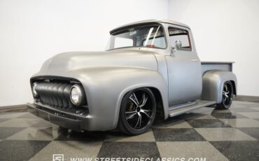 Ford-F-100-1956-Gray-Black-9