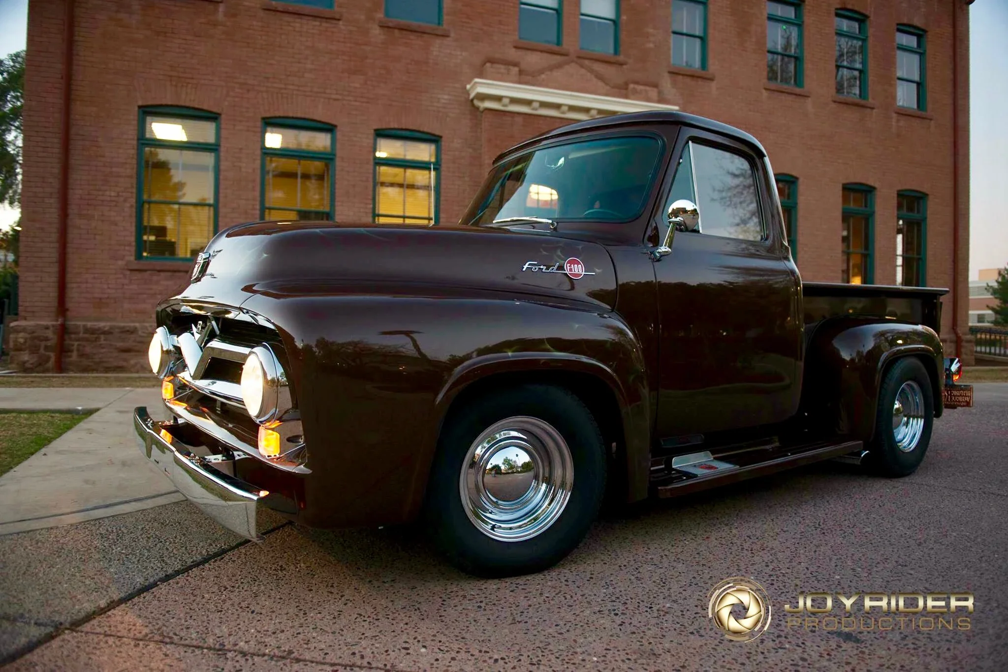 Ford-F100-1955-Brown-Beige-4