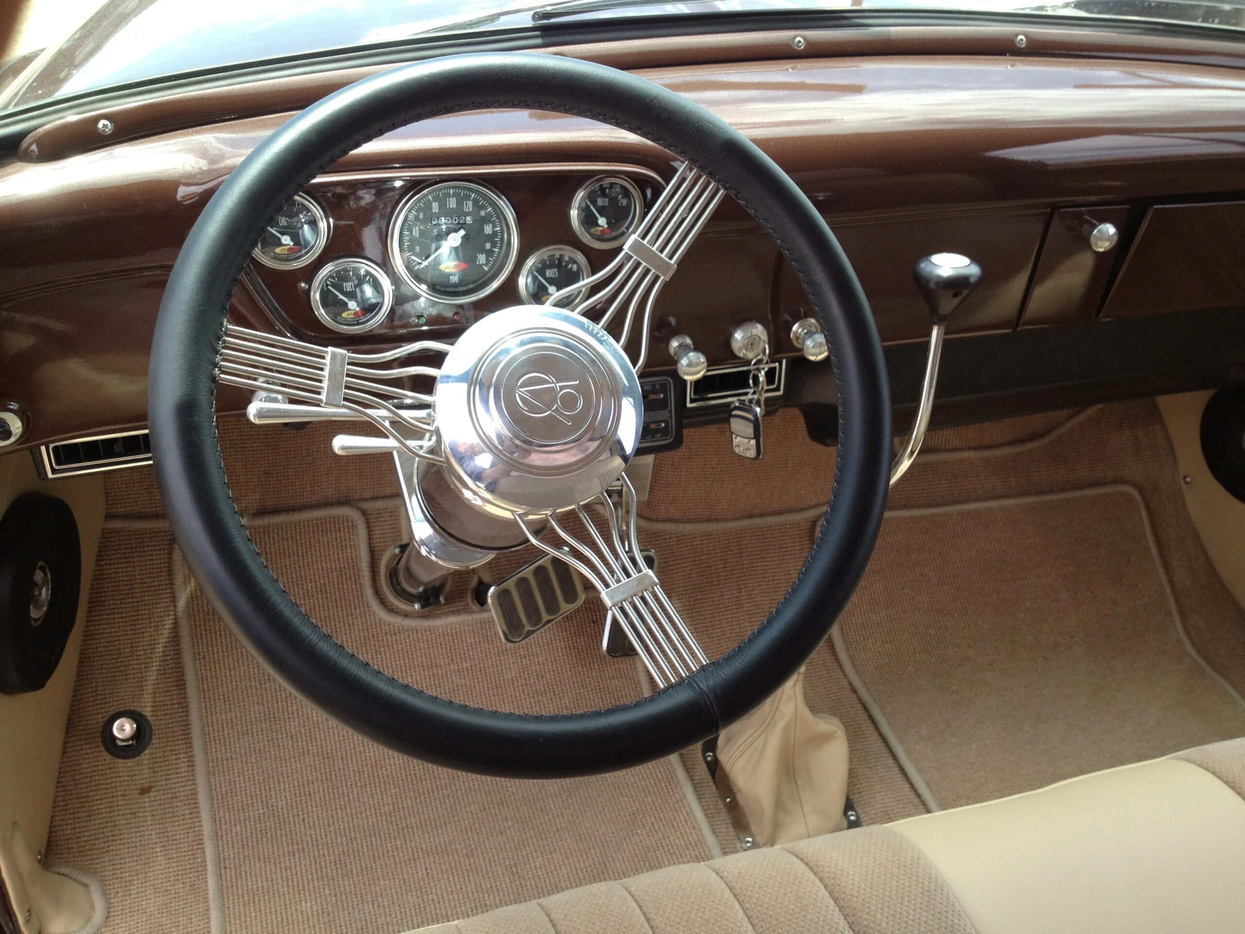 Ford-F100-1955-Brown-Beige-5