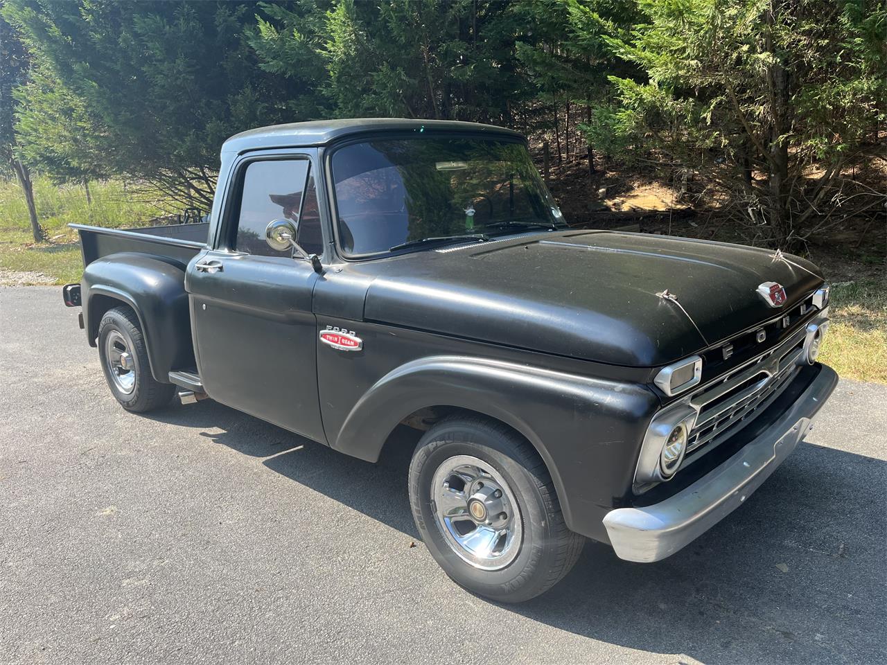 Ford-F100-1966-Black-Black-1