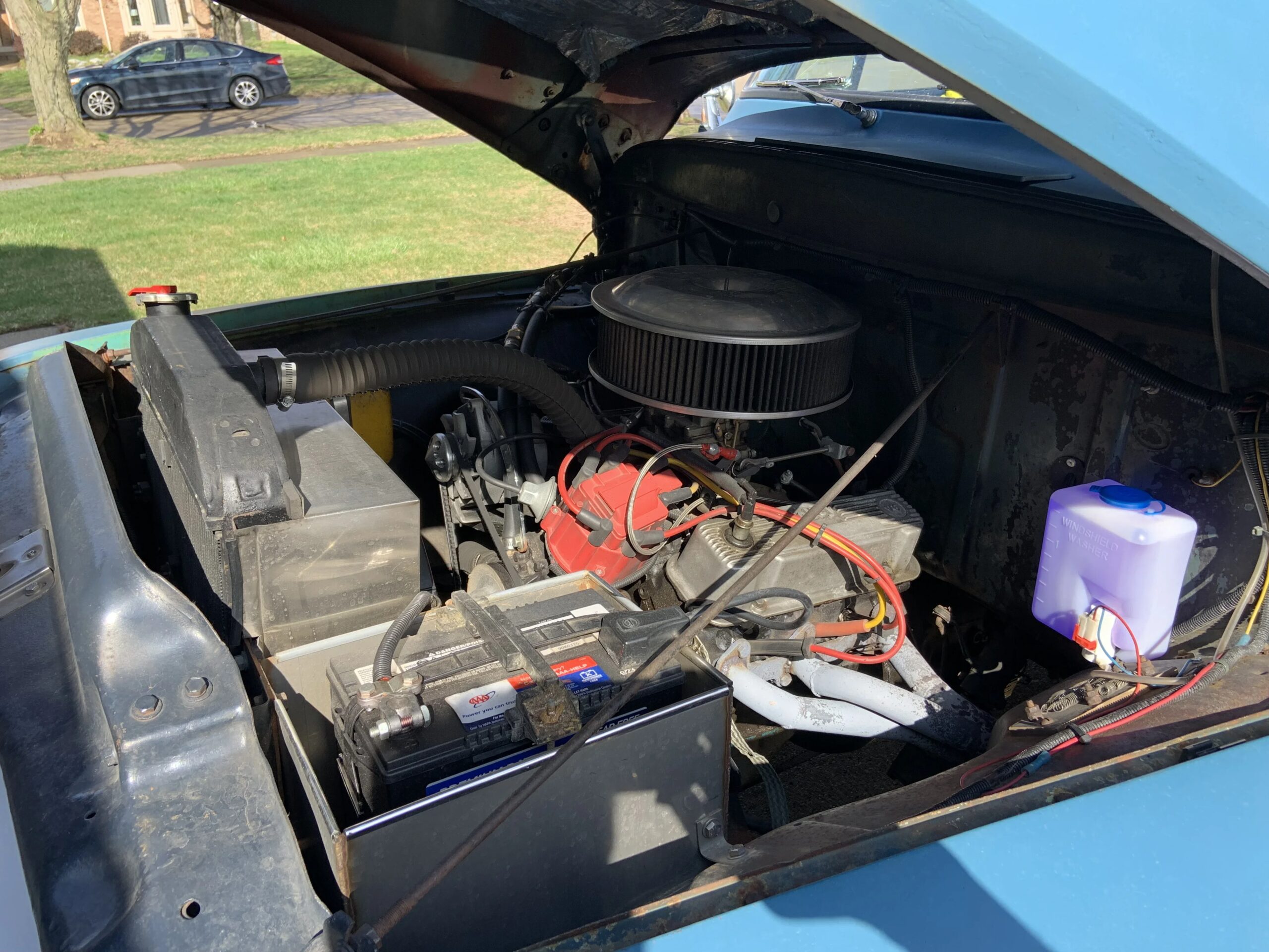 Ford-F100-2wd-regular-cab-1954-Blue-Blue-2