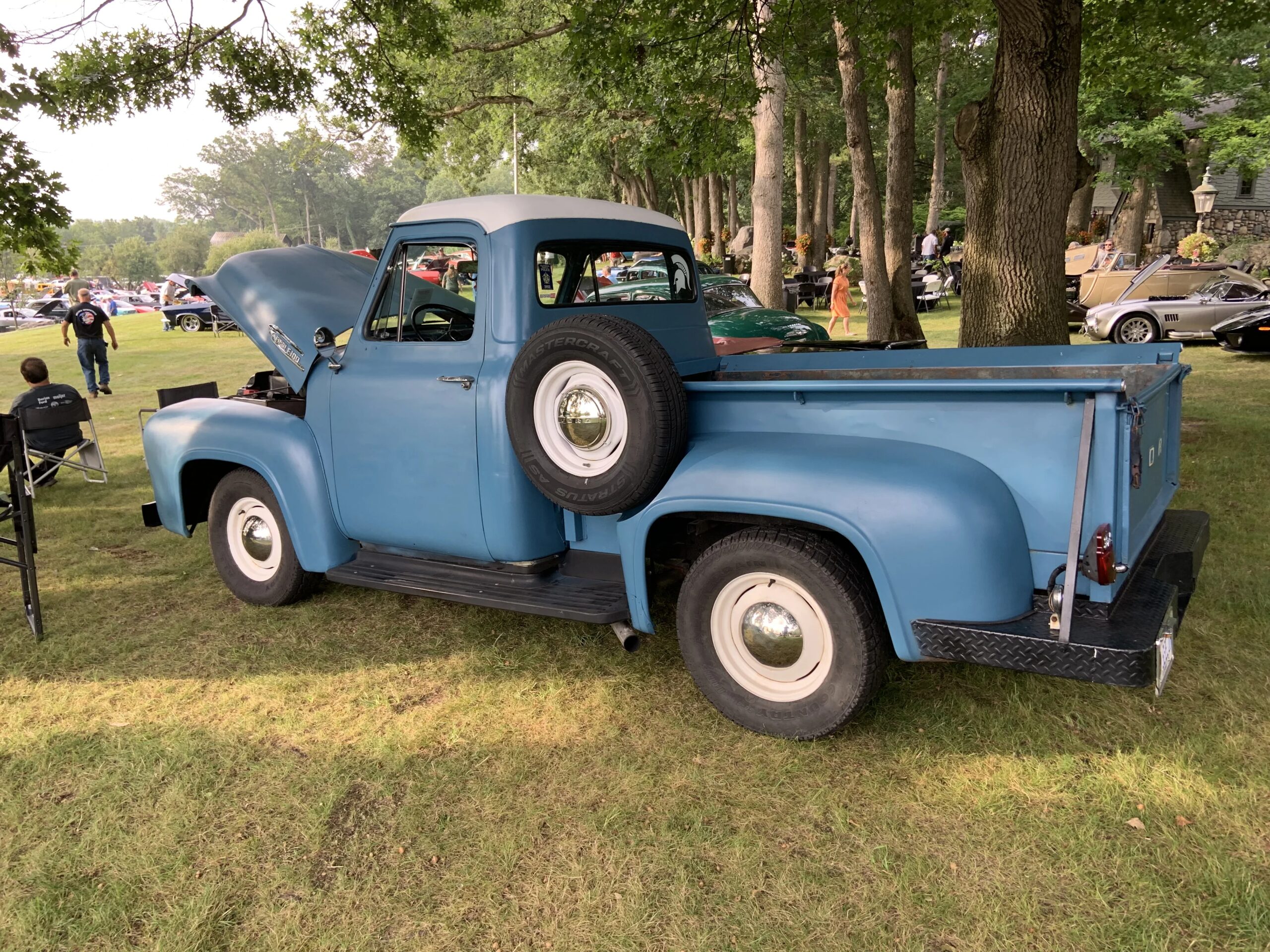 Ford-F100-2wd-regular-cab-1954-Blue-Blue-9