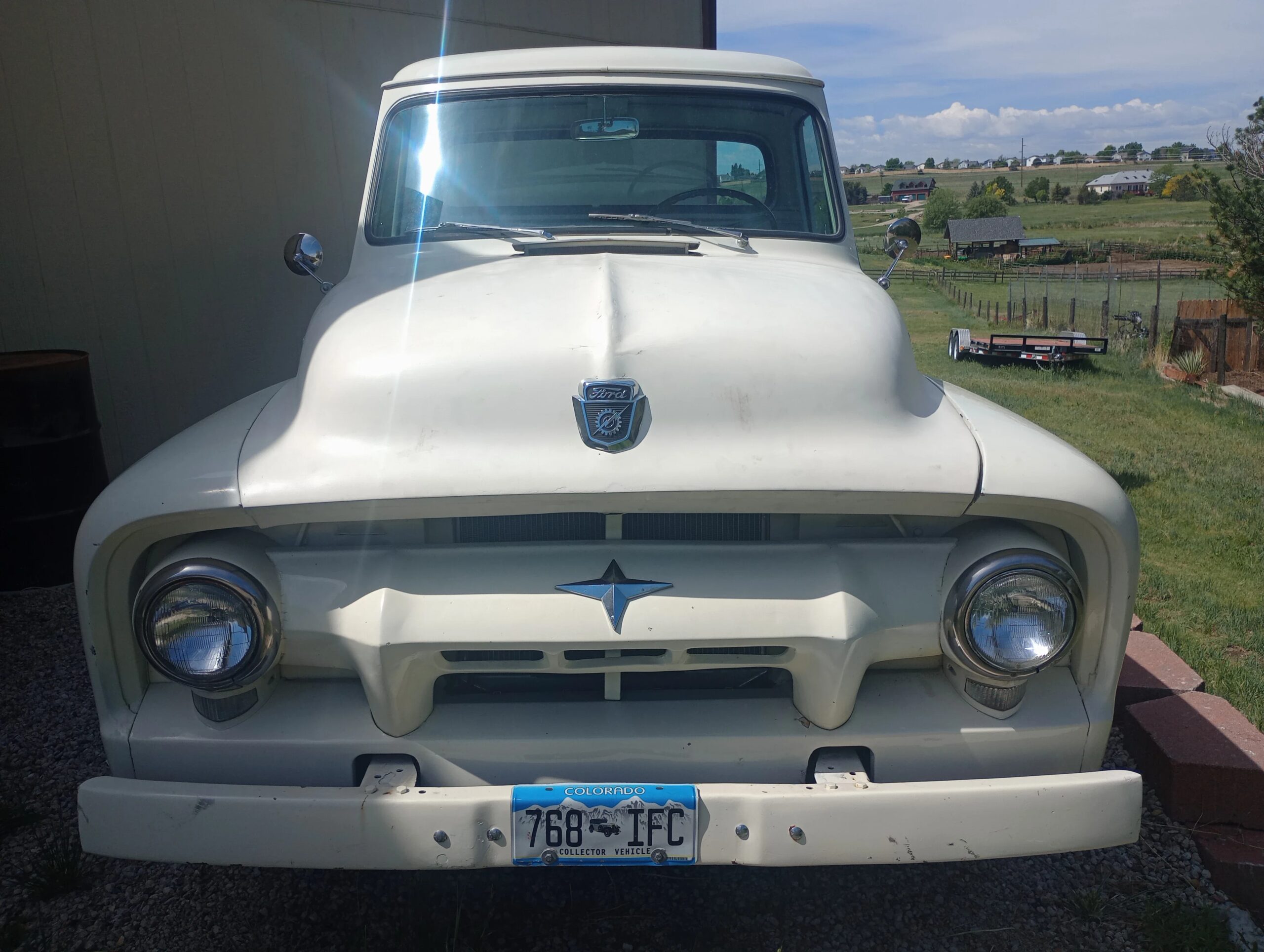 Ford-F100-2wd-regular-cab-1954-White-White-2