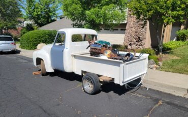 Ford-F100-2wd-regular-cab-1955-Yellow-Yellow-1