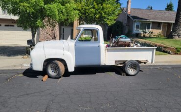 Ford-F100-2wd-regular-cab-1955-Yellow-Yellow-2