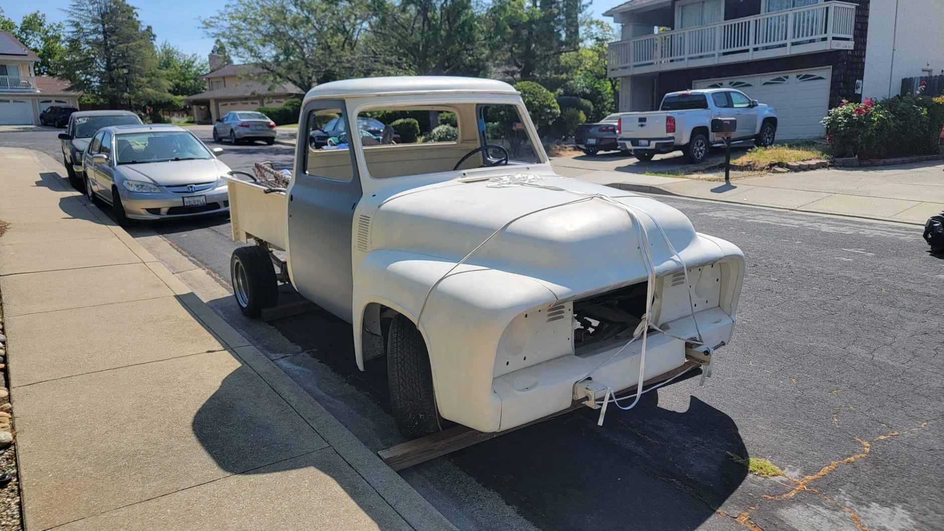 Ford-F100-2wd-regular-cab-1955-Yellow-Yellow-4